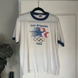 RARE Vintage 1984 Olympics Los Angeles ringer tee by Levi’s